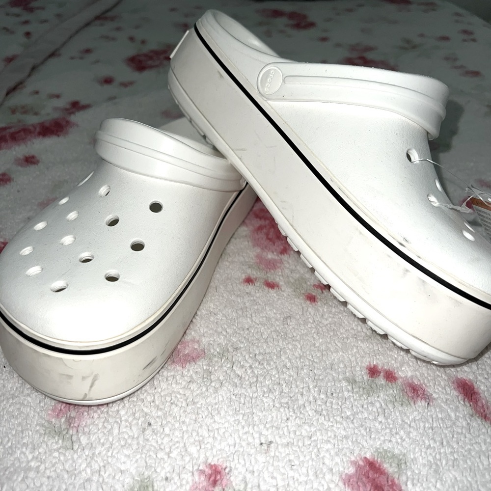 Brand New Crocband Platform Clog